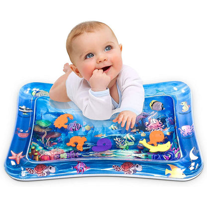 8090 Baby Water Mat Inflatable Baby Play Mat Activity Center For Infant Baby Toys 3 To 15 Months Baby Gifts For Boys Girls(Assorted Design)